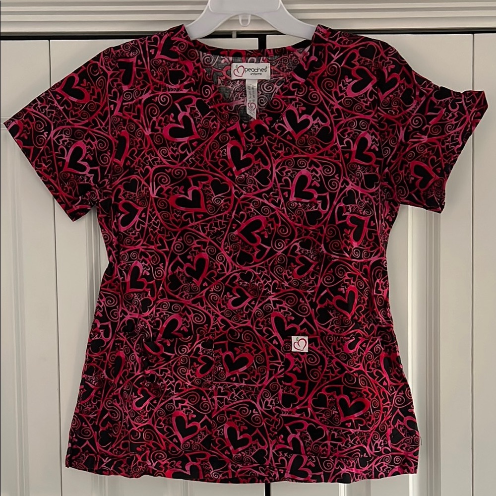 Heart Scrub Top